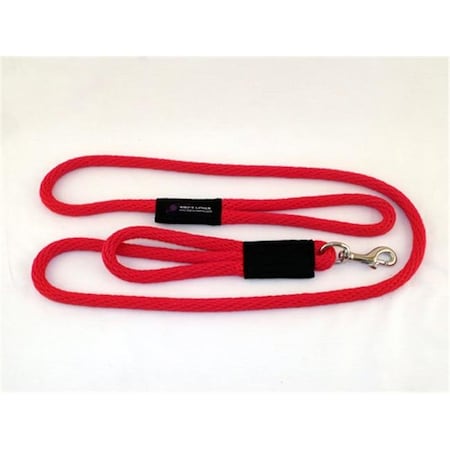 Soft Lines Soft Lines PSS10606RED 2 Handled Sidewalk Safety Dog Snap Leash 0.37 In. Diameter By 6 Ft. - Red PSS10606RED